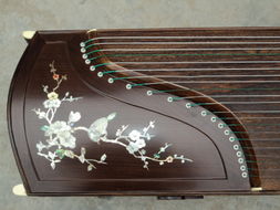 扬州仙女民族乐器厂 楠木与红木彩螺古筝，高雅艺术的非凡馈赠